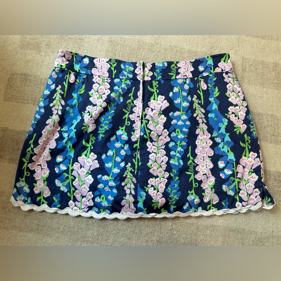 Lilly Pulitzer Jarvey Foxglove Floral Skort (Size 10) - Picture 2 of 10